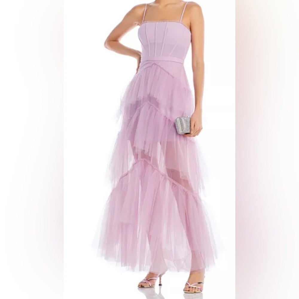 Corset Tulle Gown in Black
BCBGMAXAZRIA
